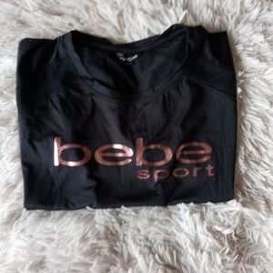 BEBE NWT sport black and rose gold 2x